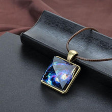 Glowing Crystal Outer Space Necklace